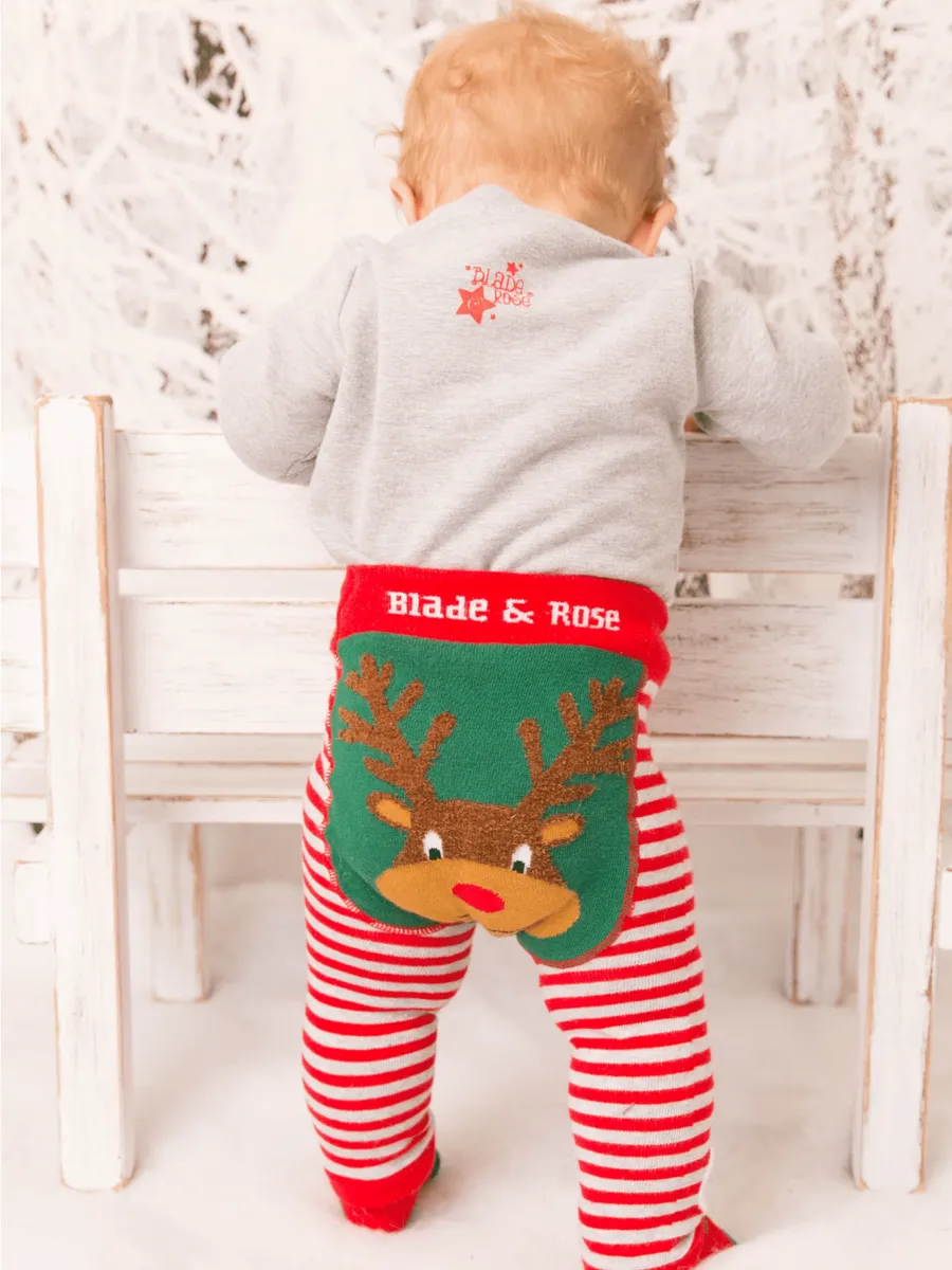 Blade and Rose Festive Deer Cotton Socks 聖誕小鹿全棉嬰兒襪