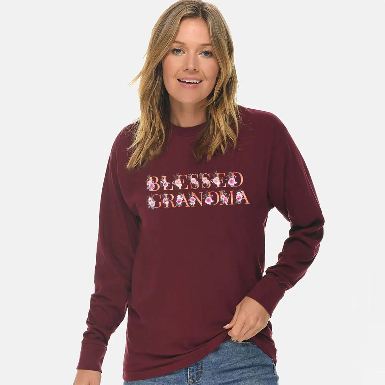 Blessed Grandma Unisex Long Sleeve T Shirt