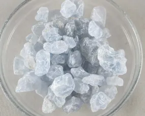 Blue Celestite Crystals Raw 30gr H015**