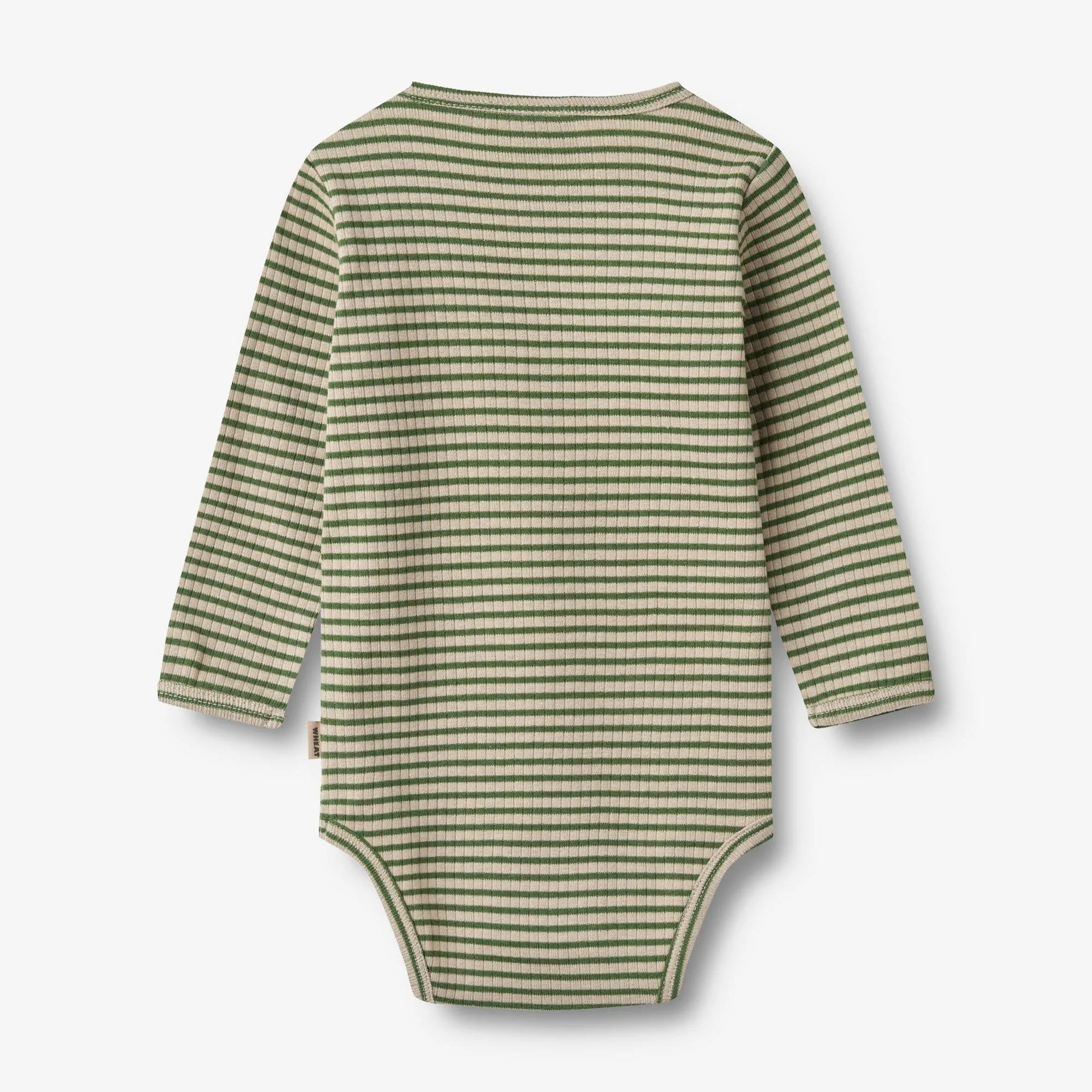 Body L/S Berti - elm green stripe