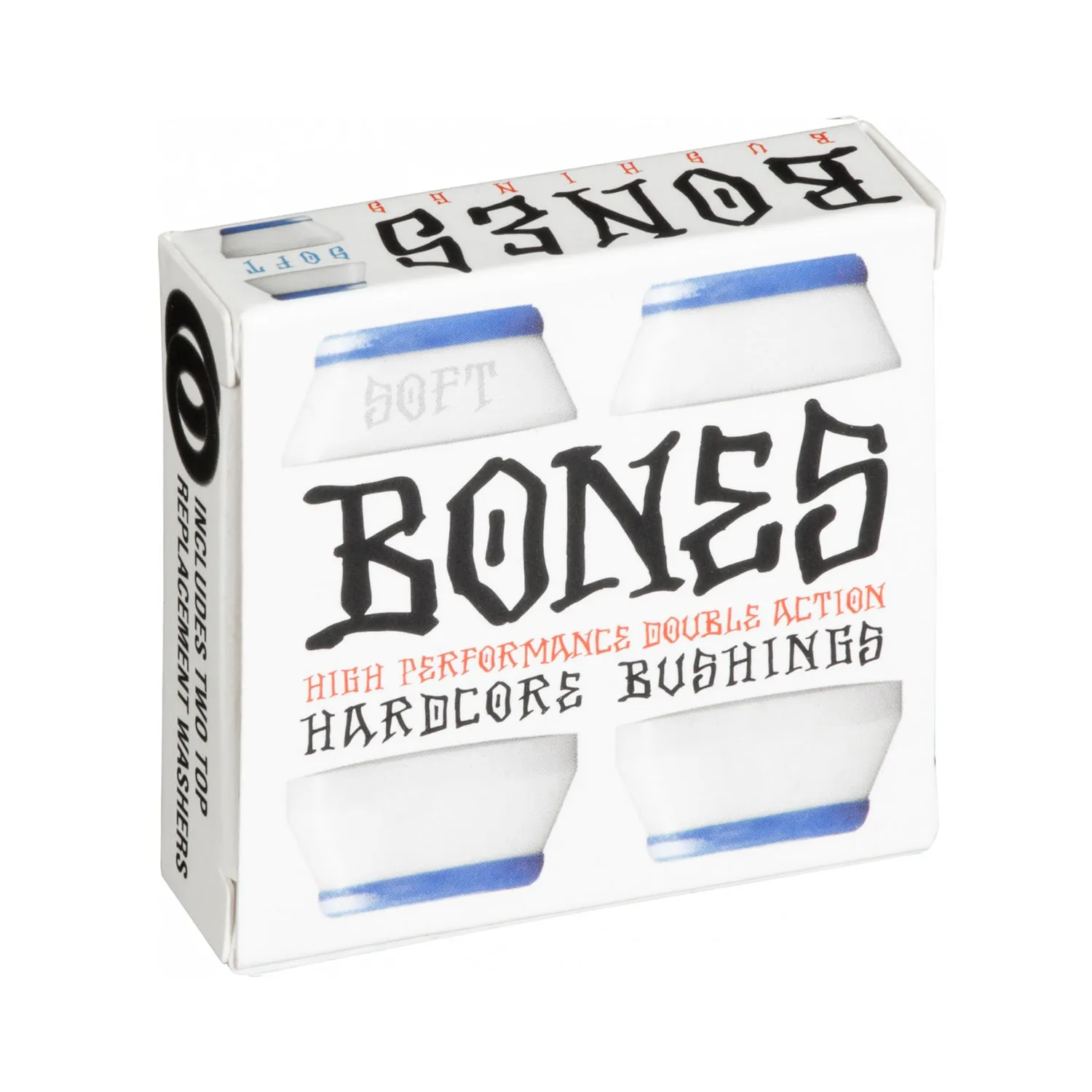 Bones Hardcore Bushings Soft (White/Blue)