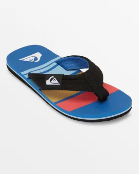 Boys 8-16 Molokai Layback Sandals - Black/Red/Blue