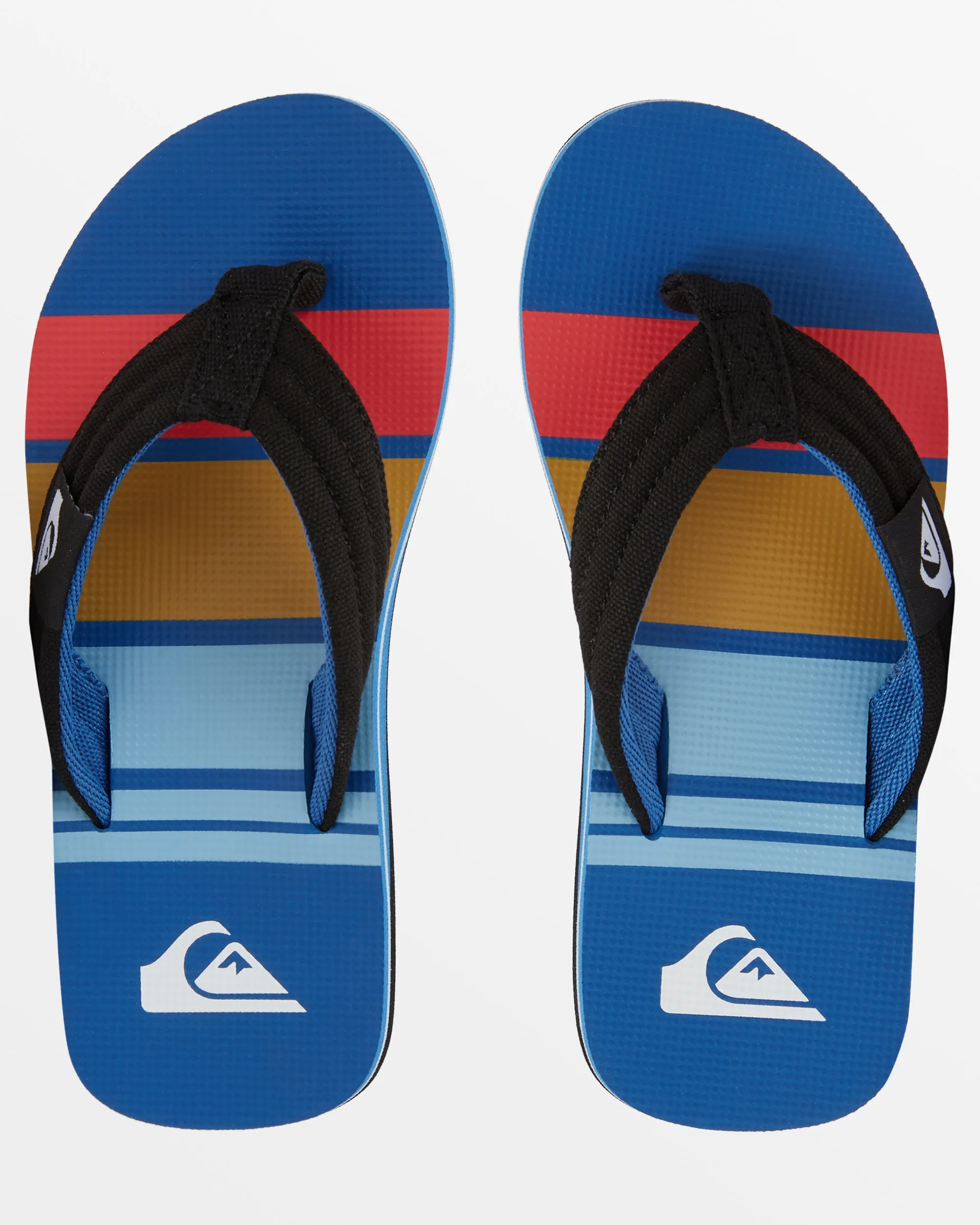 Boys 8-16 Molokai Layback Sandals - Black/Red/Blue