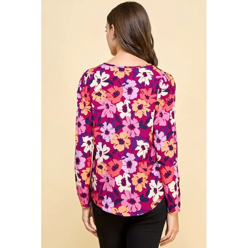 Brighten Your Day Floral Long Sleeve