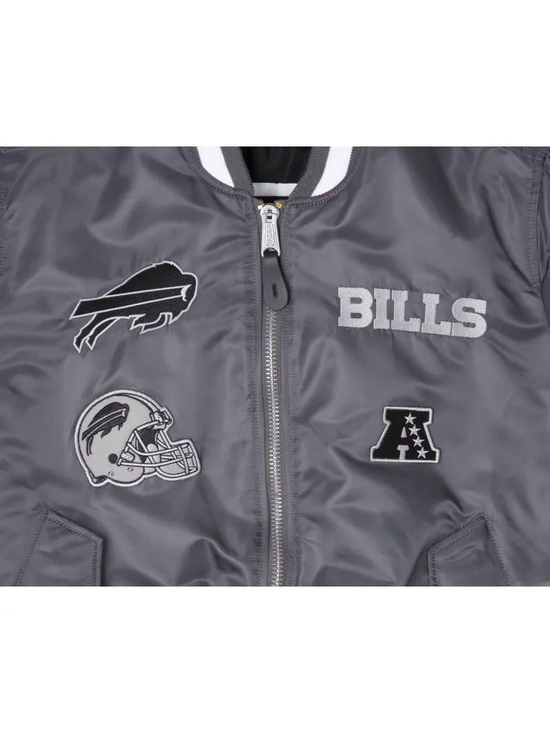 BUFFALO BILLS X ALPHA X NEW ERA MA-1 BOMBER JACKET