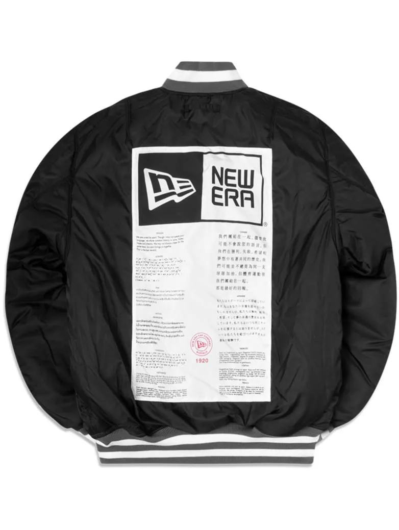 BUFFALO BILLS X ALPHA X NEW ERA MA-1 BOMBER JACKET