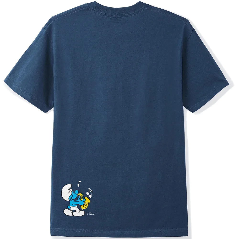 Butter Goods x The Smurfs Harmony Tee - Denim