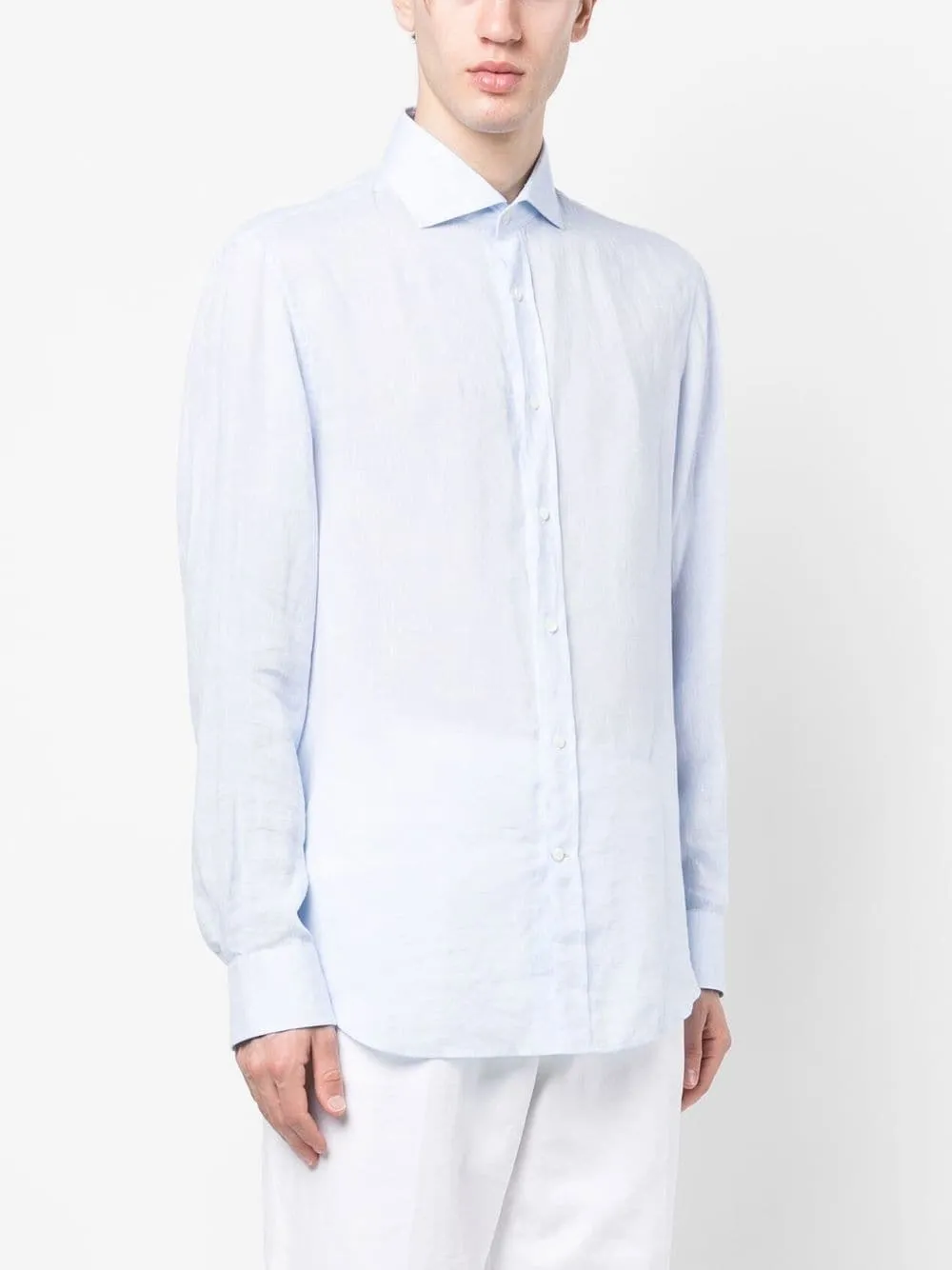 Button-Up Long-Sleeve Shirt