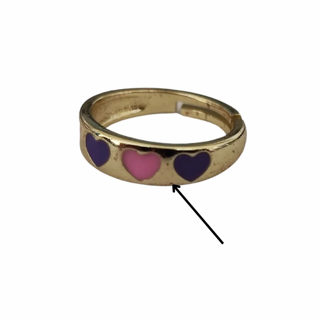 Cara Pink And Purple Multicolour Ring - Sample