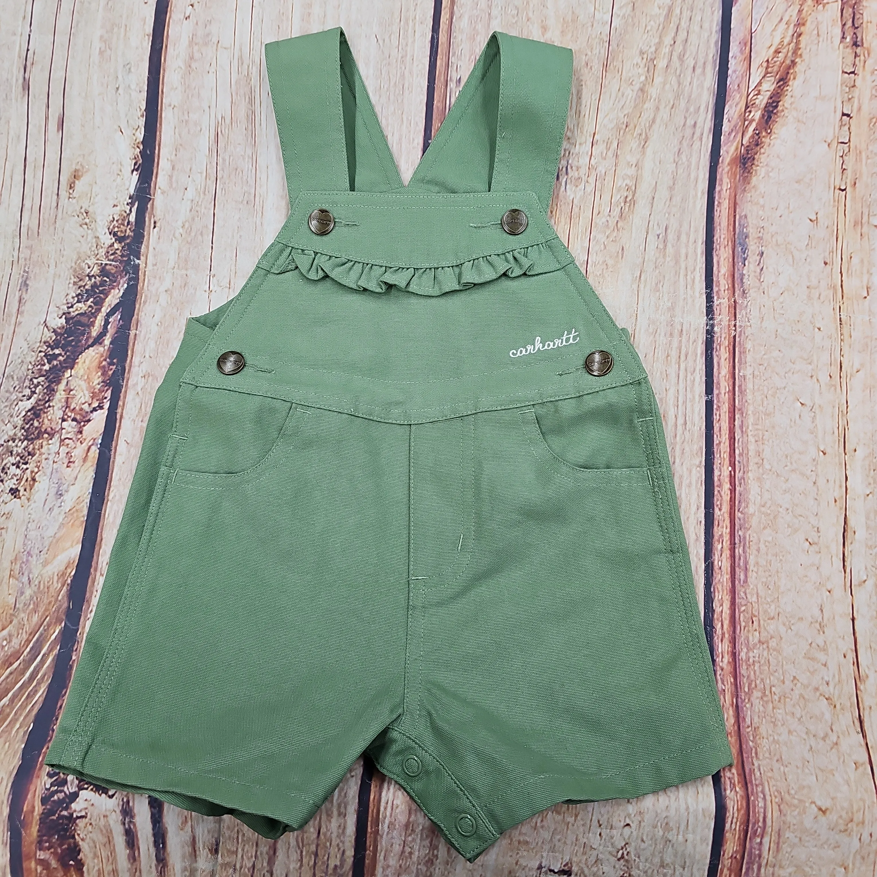 CARHARTT 2 PIECE GIRLS BIB SET