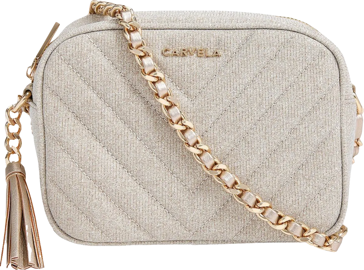 Carvela Metallic Gold Chain Strap Cross Body Bag BNWT