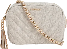 Carvela Metallic Gold Chain Strap Cross Body Bag BNWT