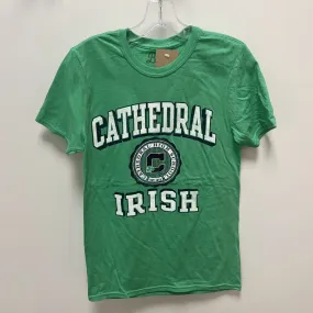 Cathedral Kelly Green Distressed Graphic T-shirt