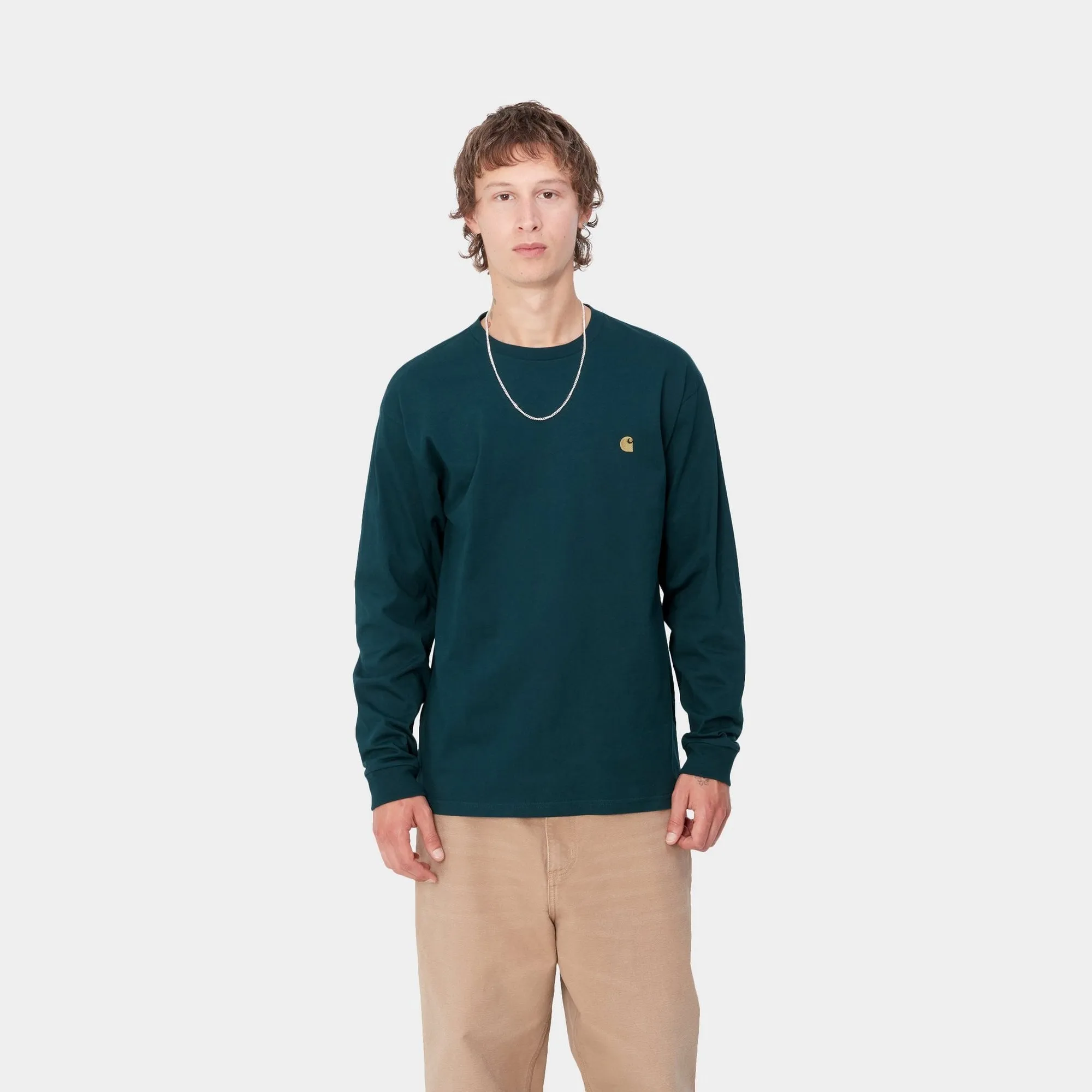 Chase Long Sleeve T-Shirt | Duck Blue