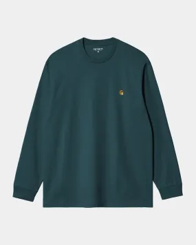 Chase Long Sleeve T-Shirt | Duck Blue