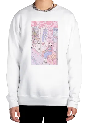 Cherry Blossom Rain Sweatshirt