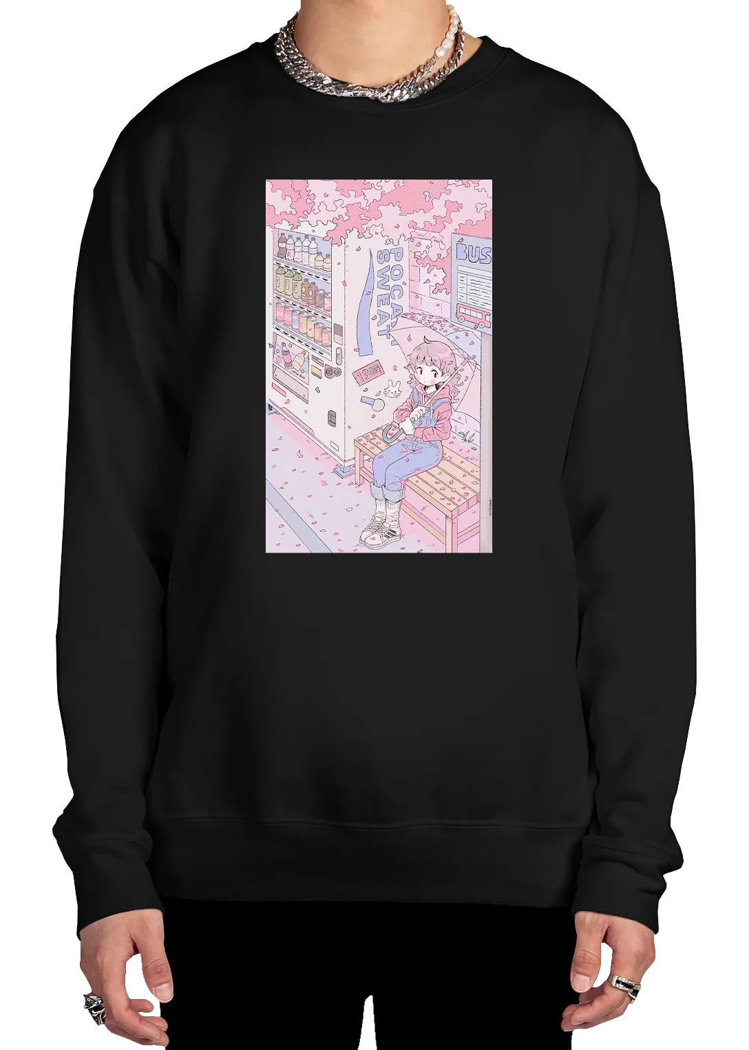 Cherry Blossom Rain Sweatshirt