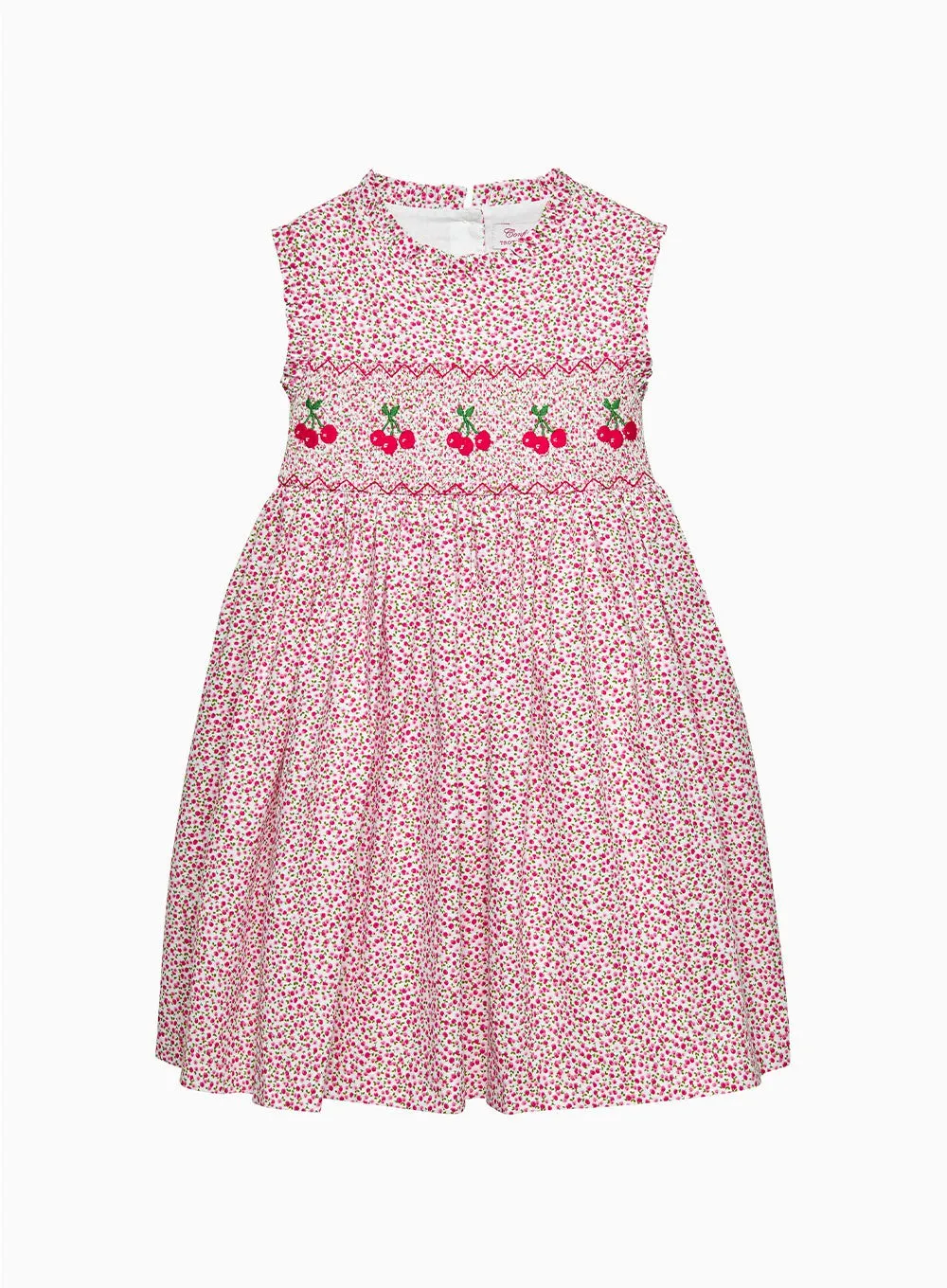 Cherry Smocked Dress