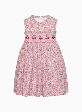 Cherry Smocked Dress