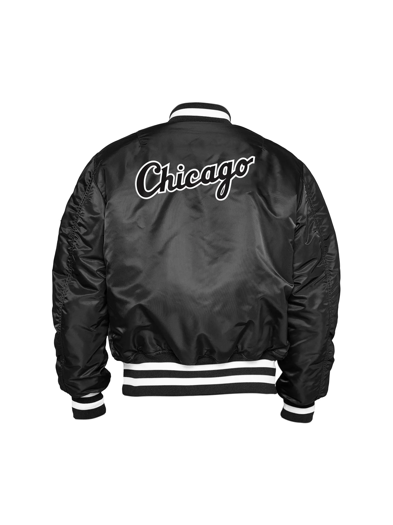 CHICAGO WHITE SOX X ALPHA X NEW ERA MA-1 BOMBER JACKET