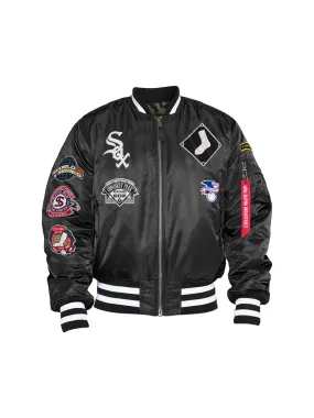 CHICAGO WHITE SOX X ALPHA X NEW ERA MA-1 BOMBER JACKET