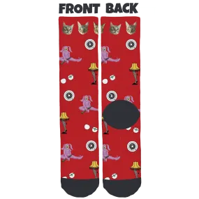 Chicken And Klink Holiday Crew Socks