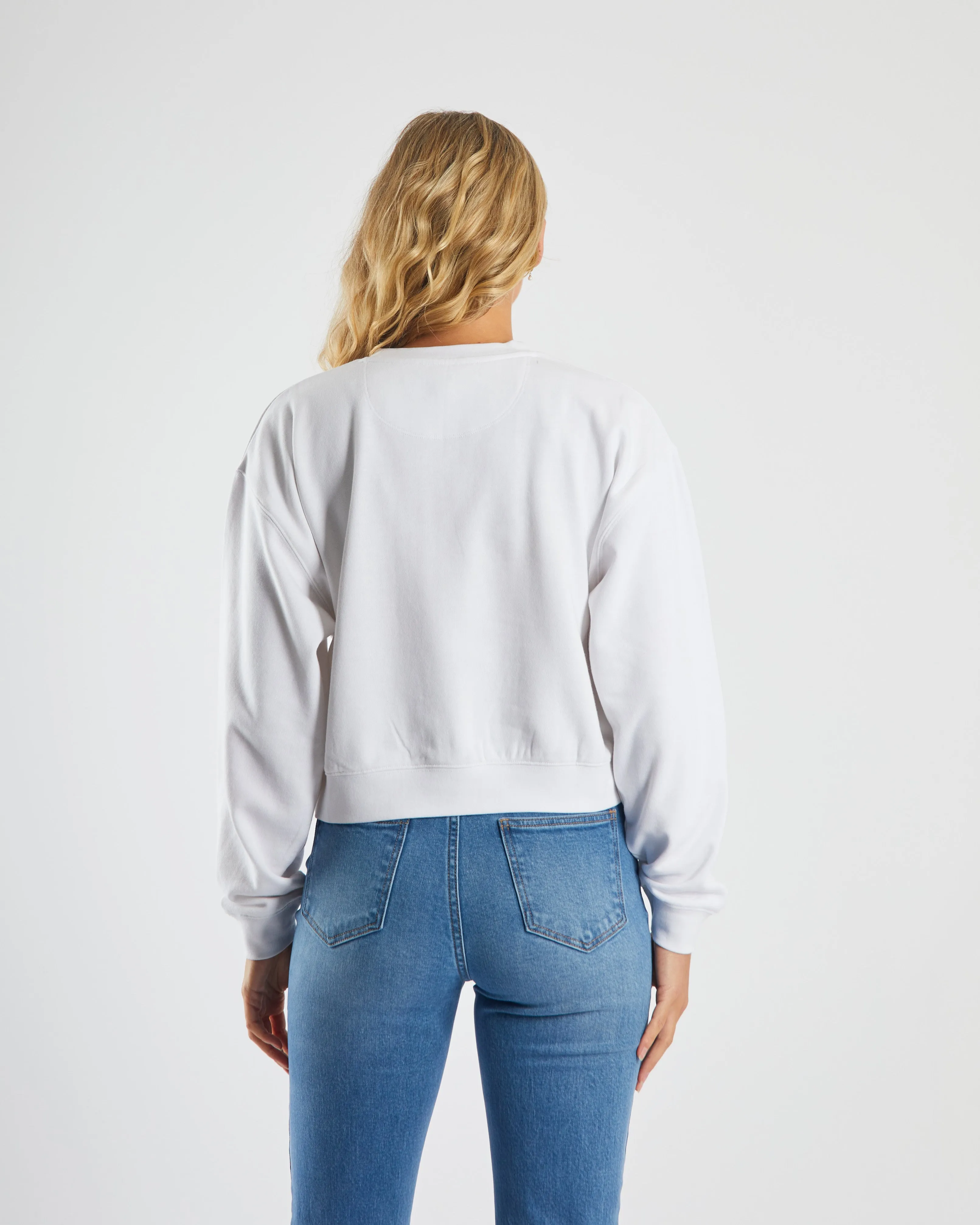 Claudette Sweatshirt Dove White