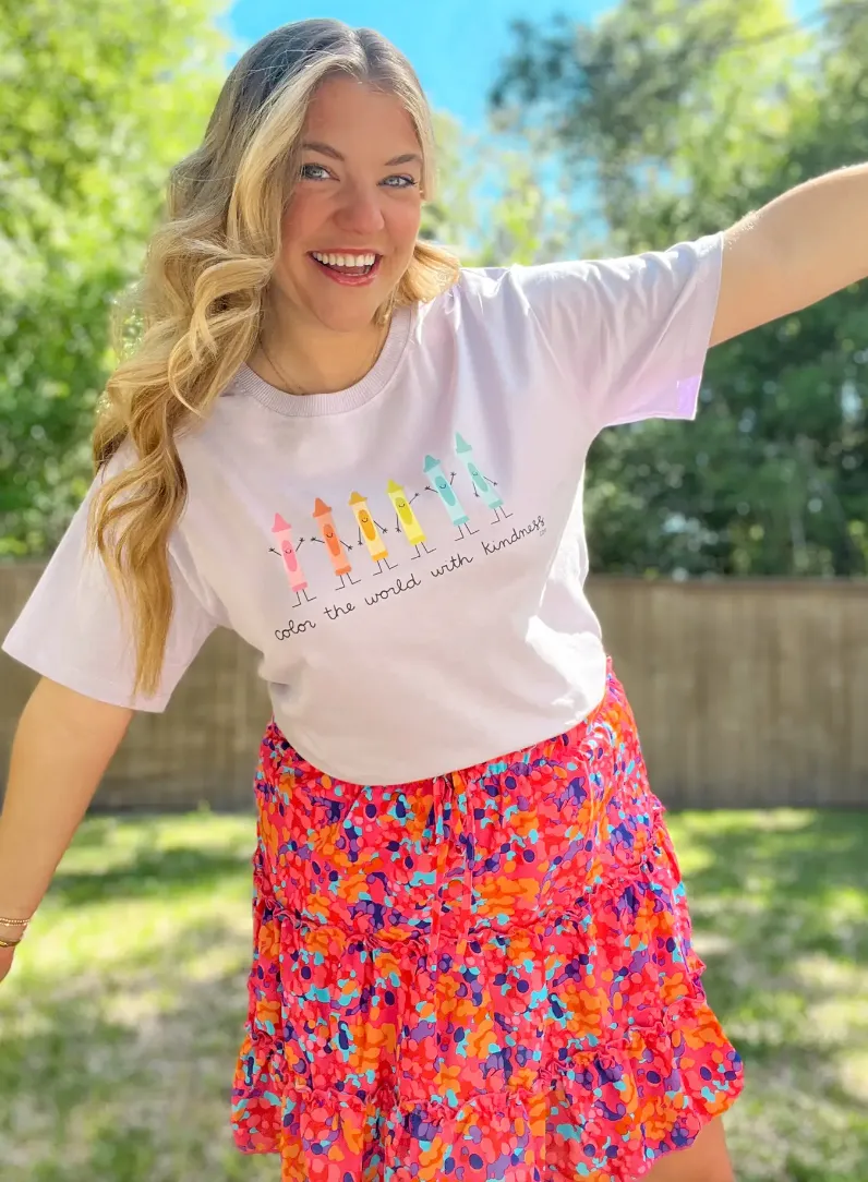 Color The World With Kindness Tee