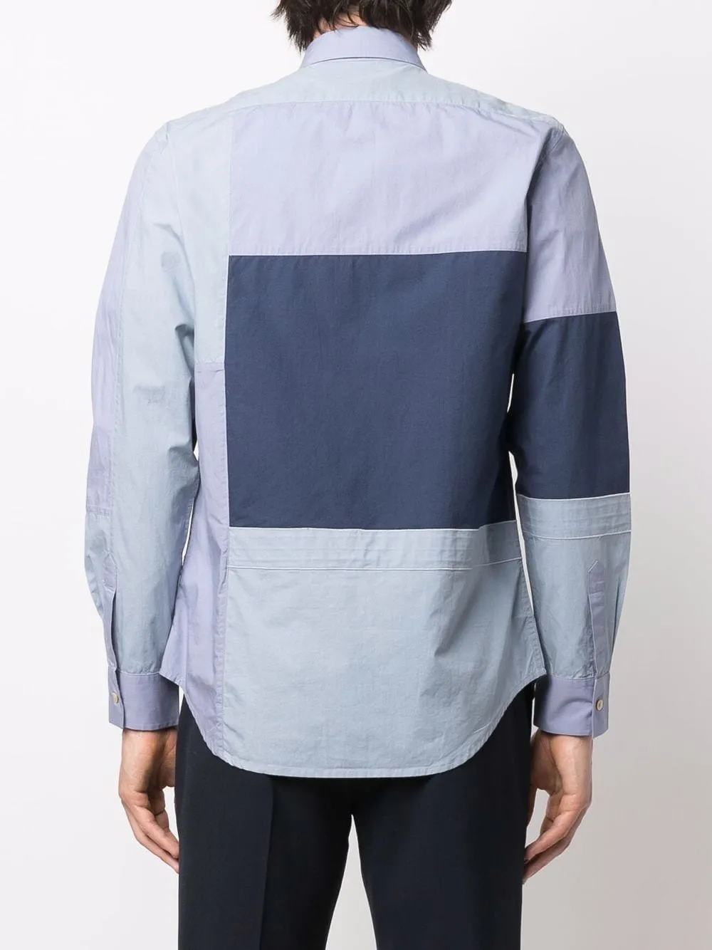 Colour-Block Panel Shirt