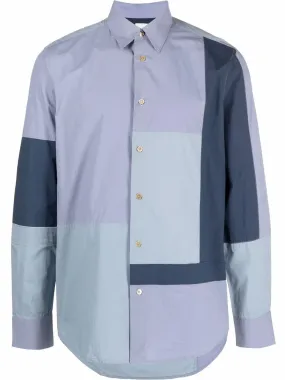 Colour-Block Panel Shirt