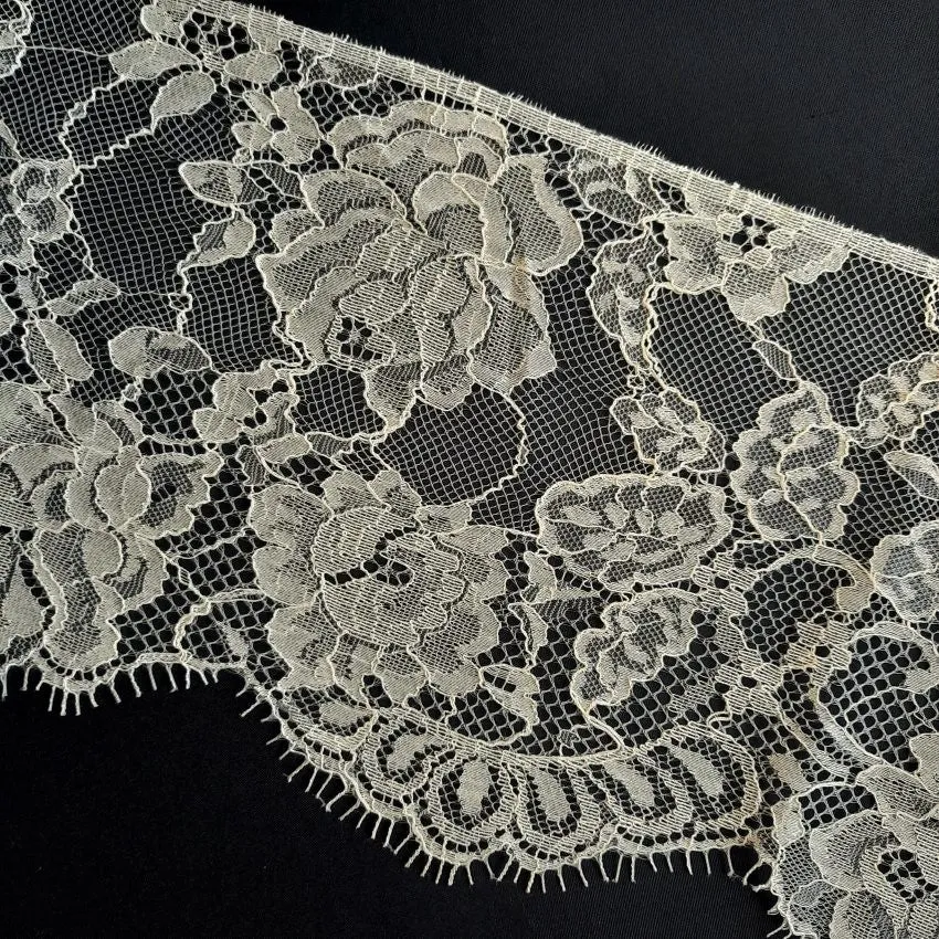 Cotton | Eyelash Lace | Rigid | Width 15 cm | 78119