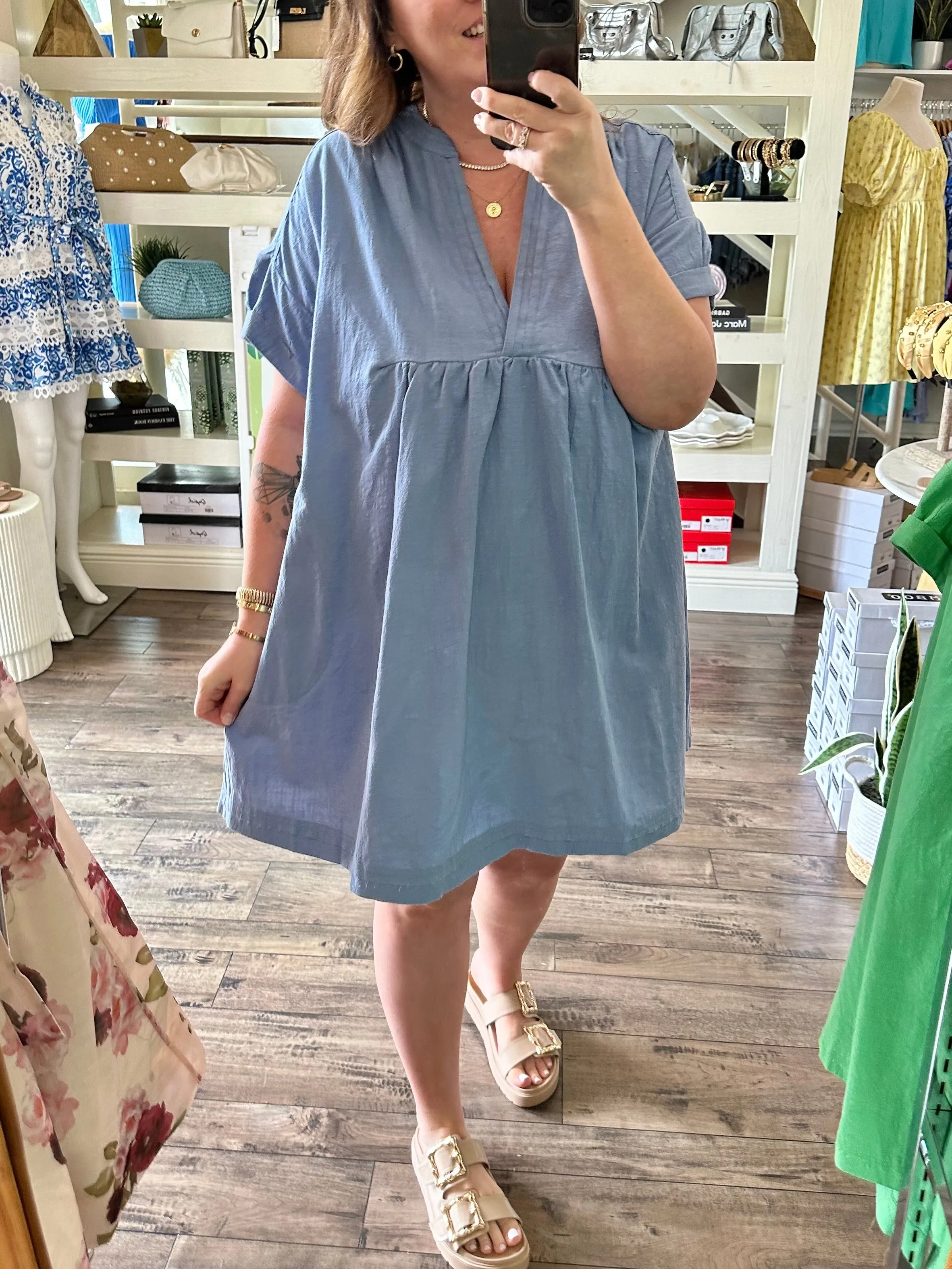 Cotton Tunic Dress