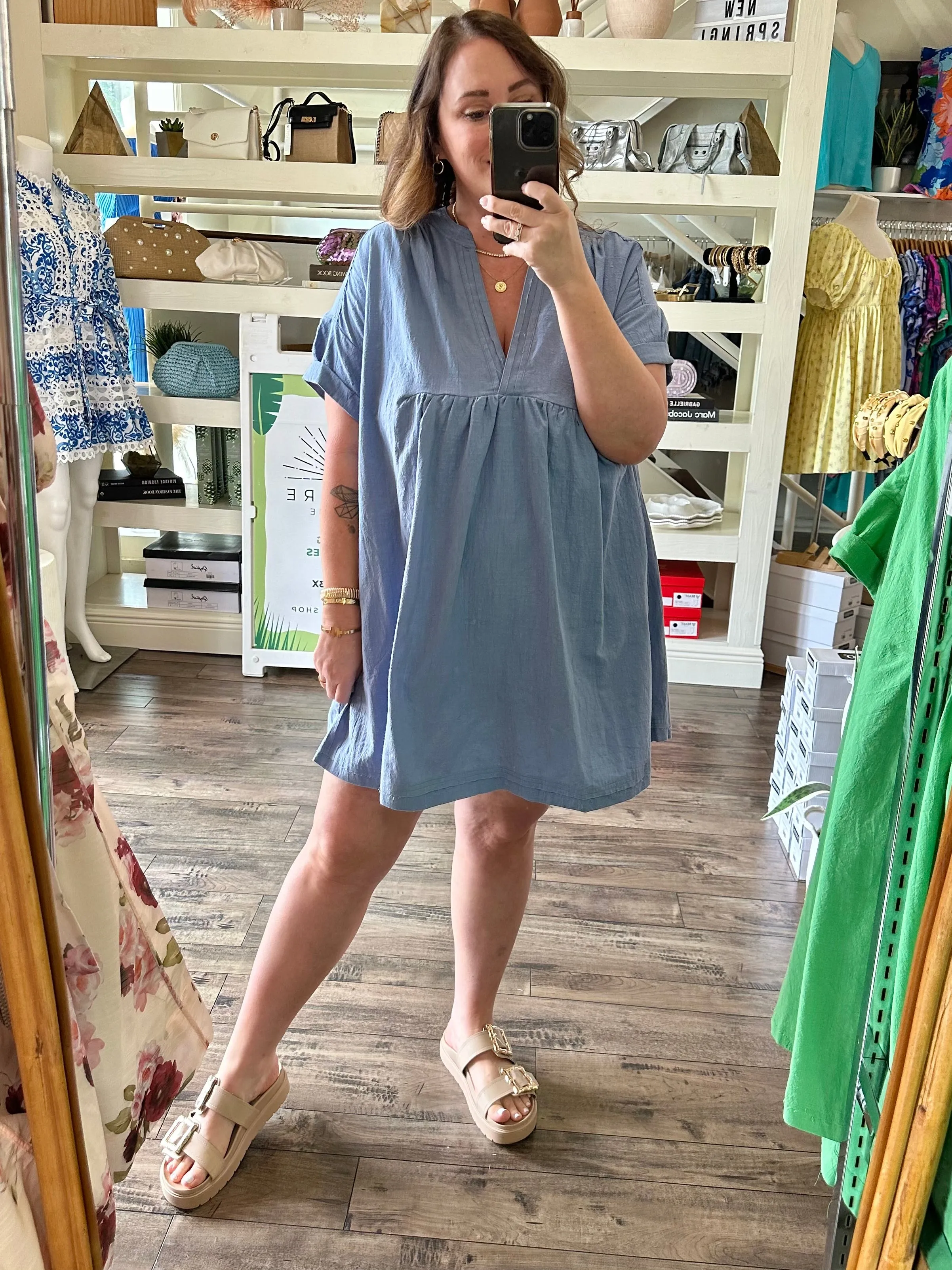 Cotton Tunic Dress