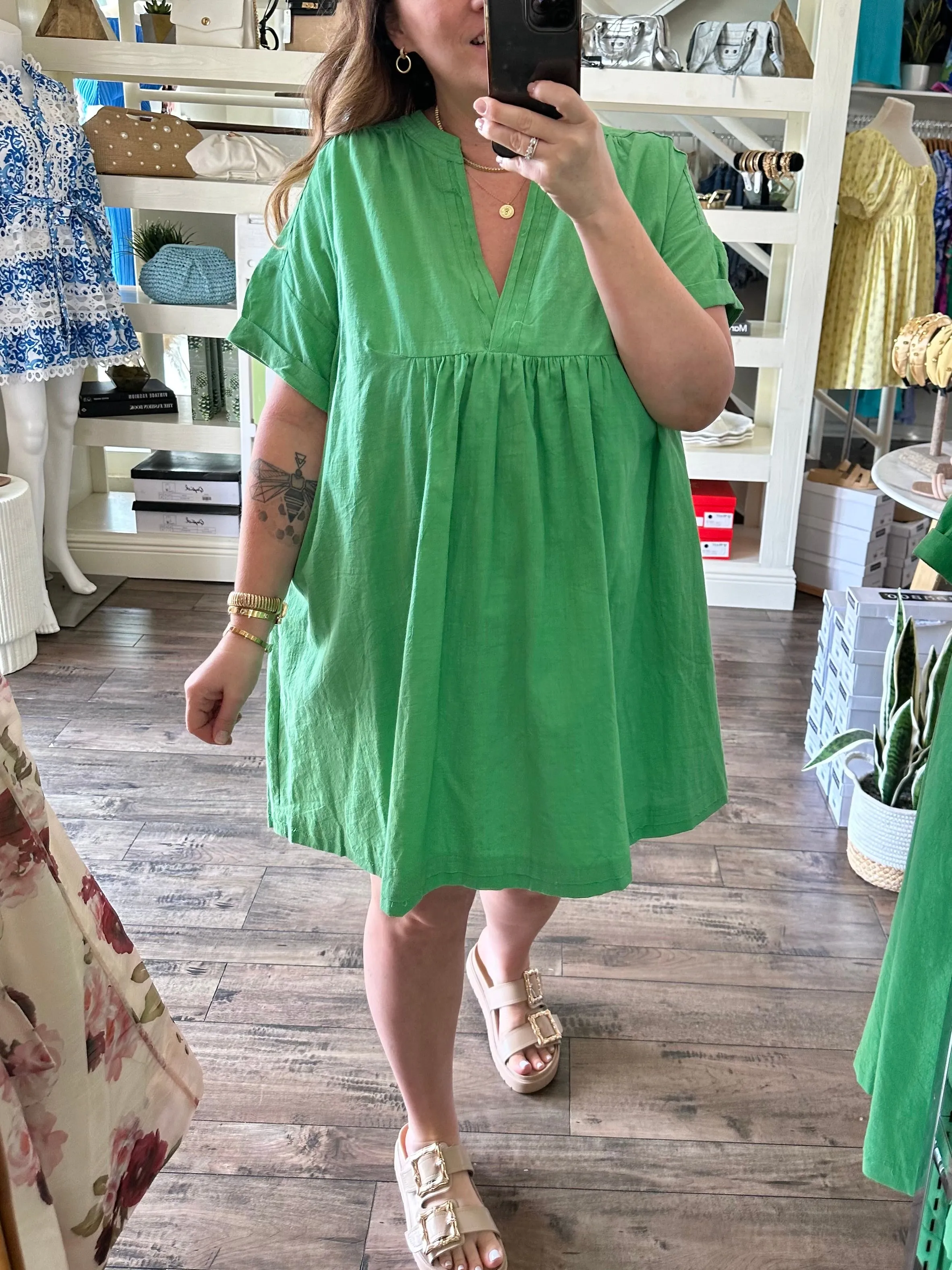 Cotton Tunic Dress