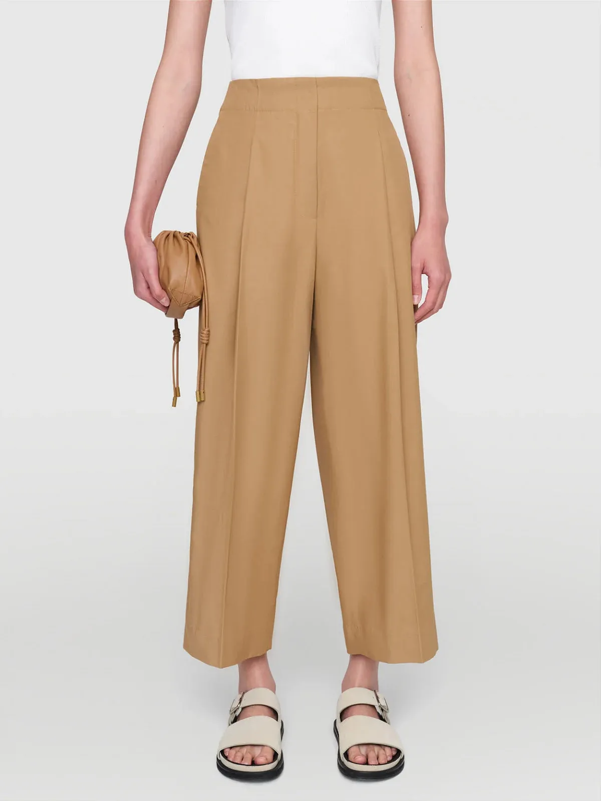 Cotton Twill Caeman Pants Camel