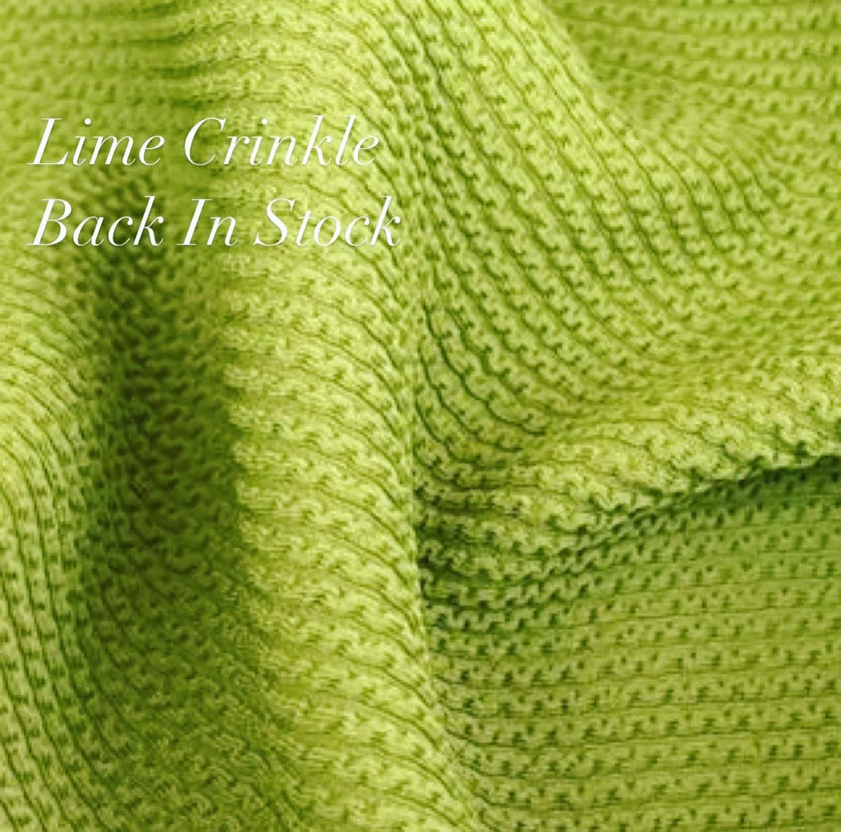 Crinkle Swimwear Fabric