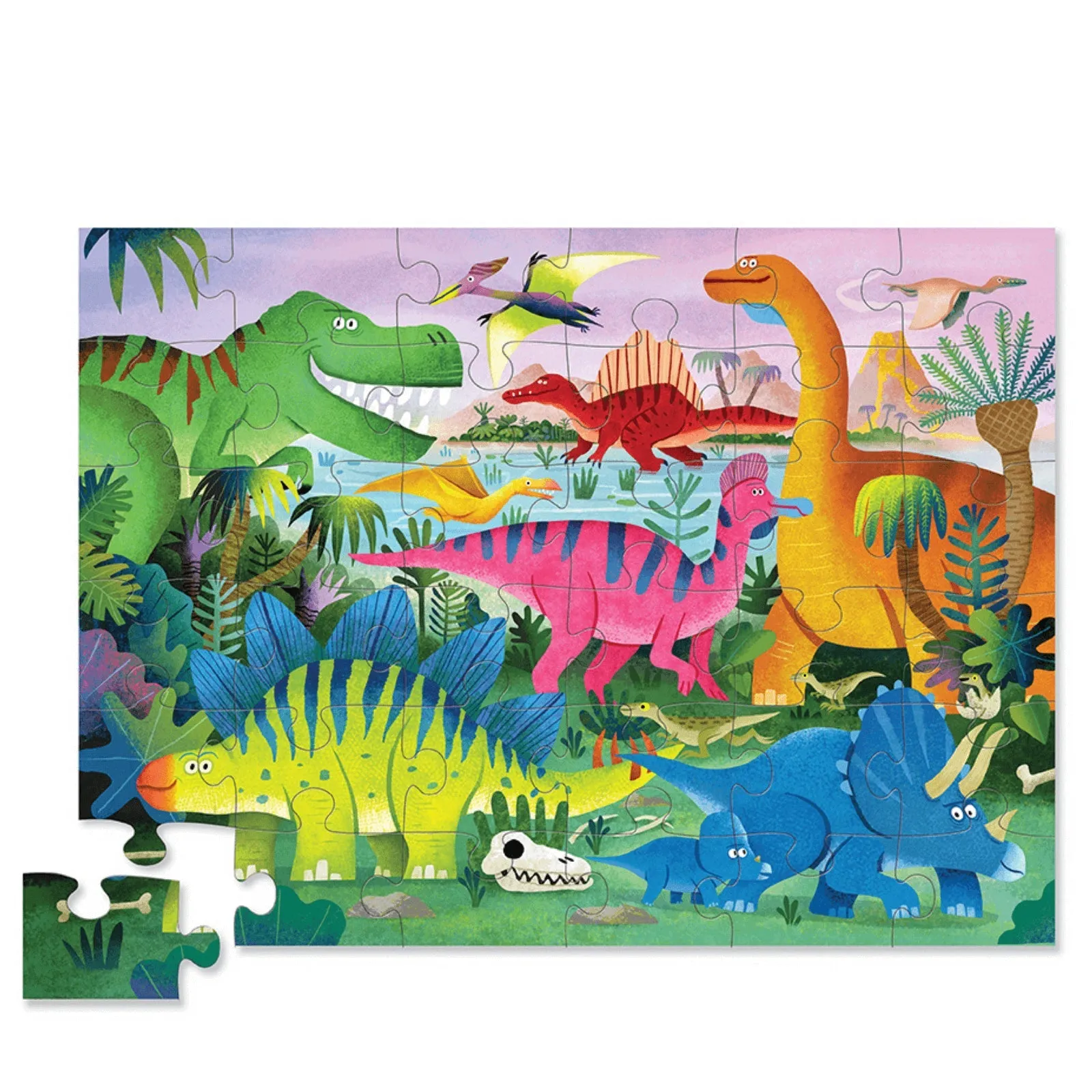 Crocodile Creek - Classic Floor Puzzle 36pc - Dino Land