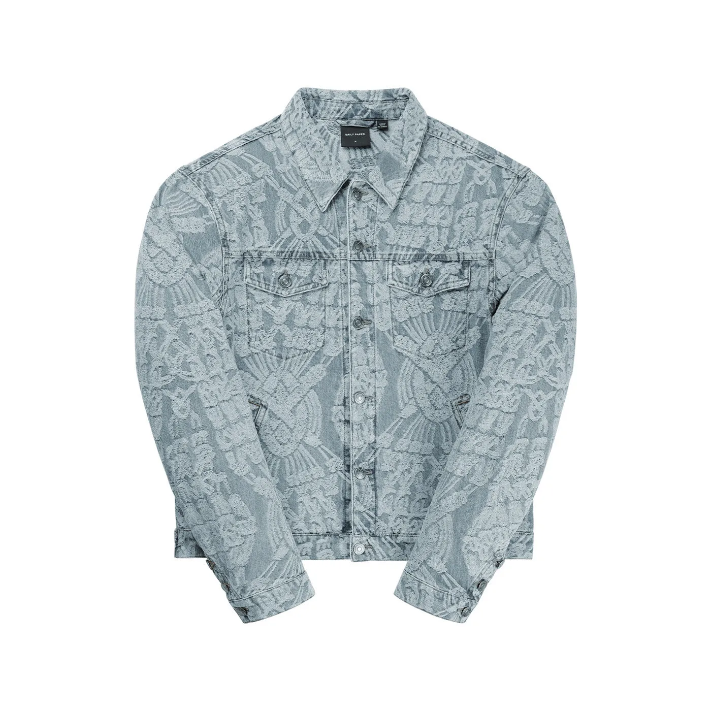 Daily Paper  Settle Macrame Denim Jacket - Blue