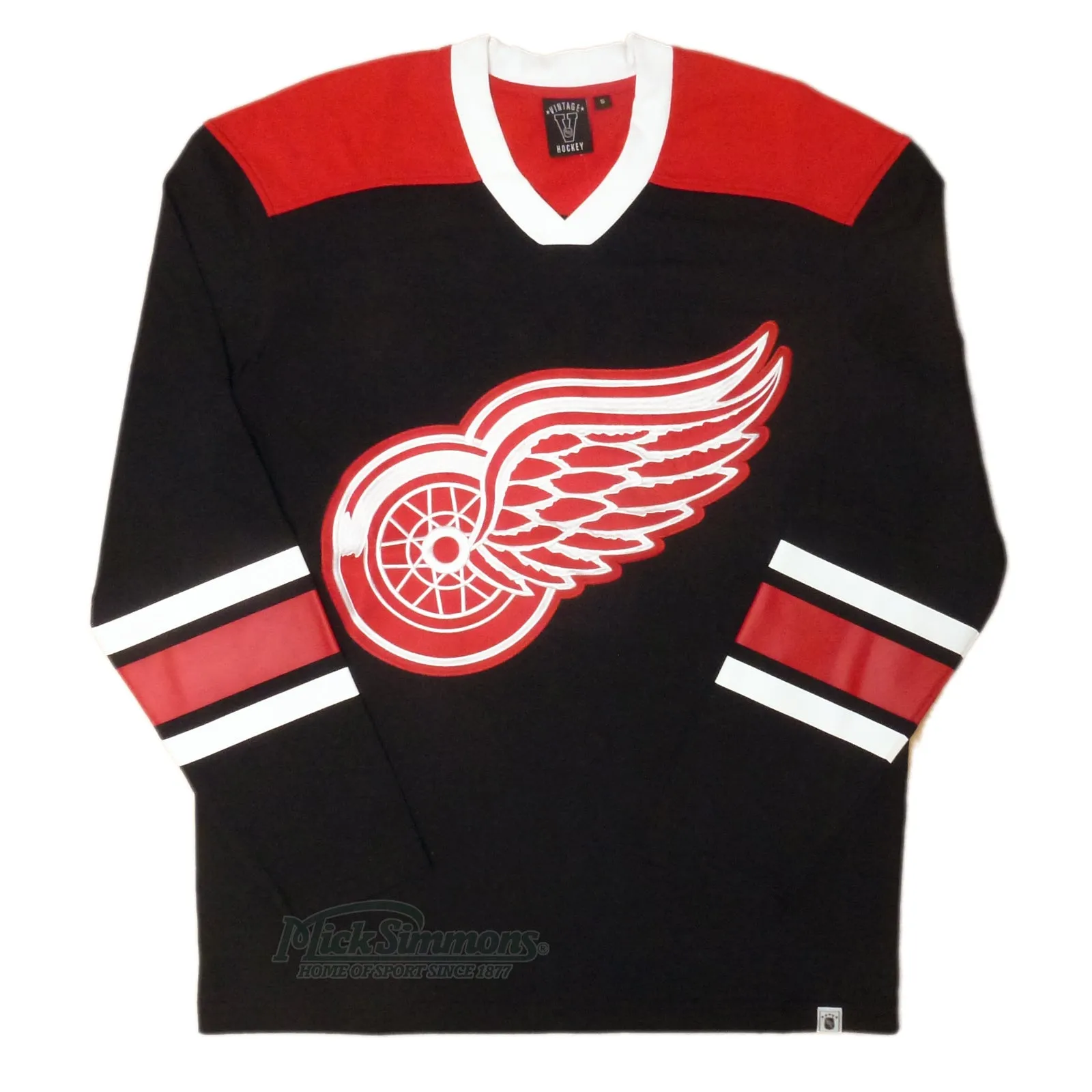 Detroit Red Wings NHL Replica Jersey National Hockey League by Majestic - Black