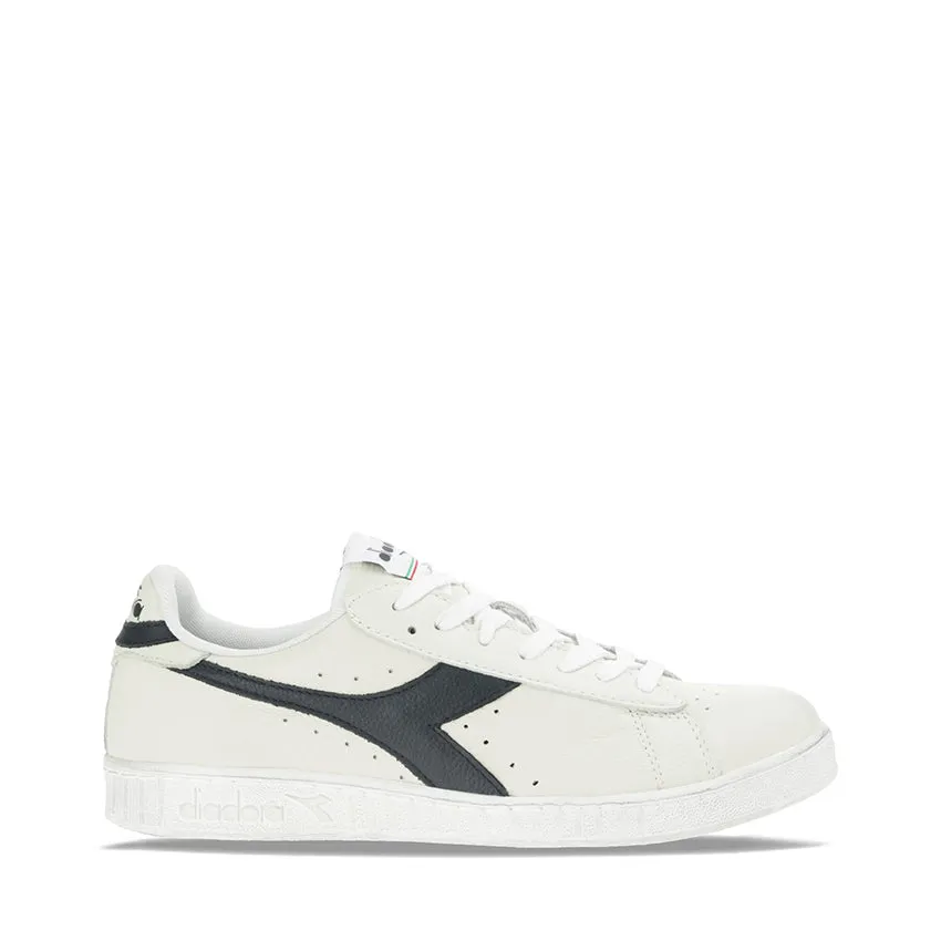 DIADORA SNEAKERS GAME L LOW WAXED BIANCO - BLU