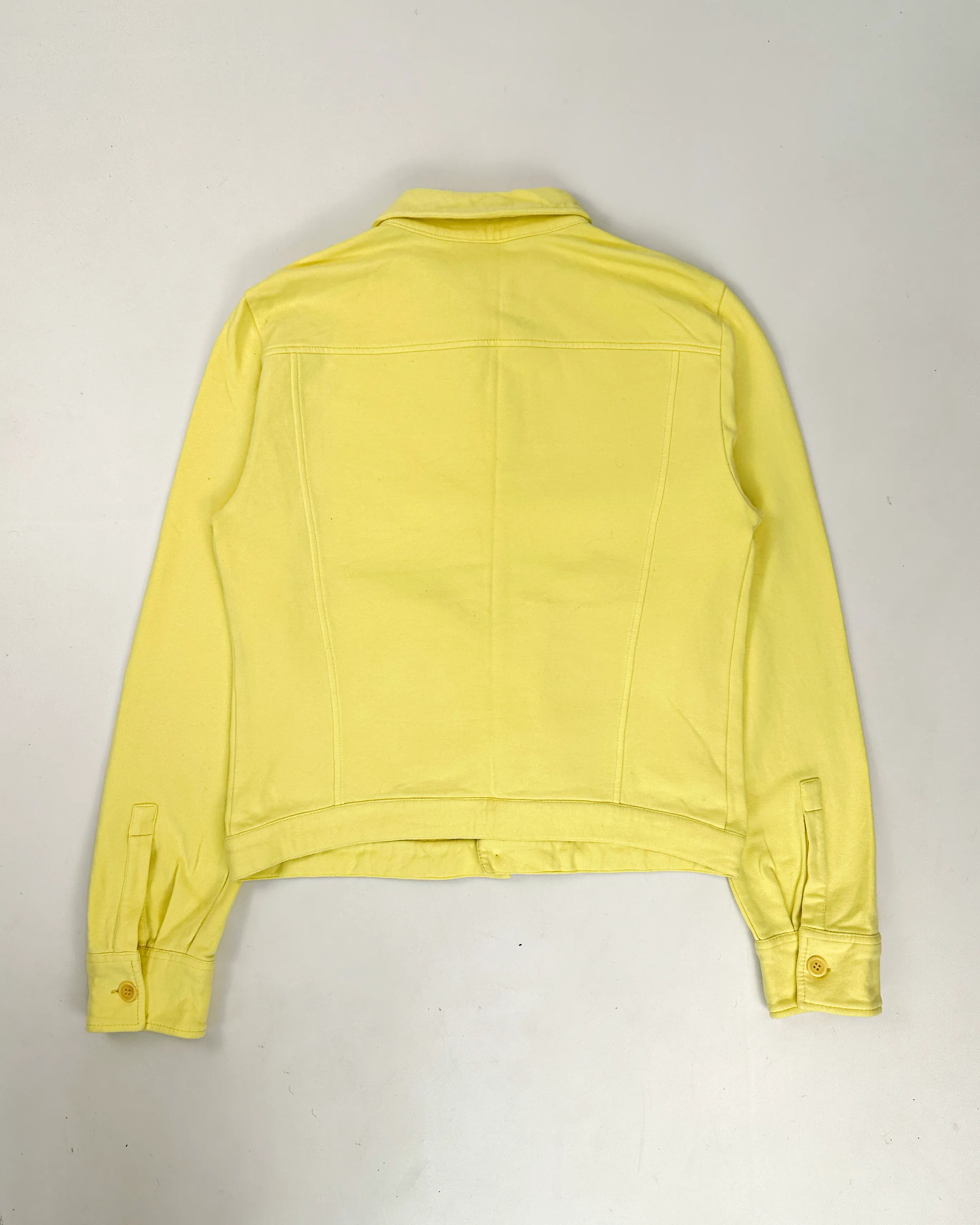 Dirk Bikkembergs Sport Yellow Cotton Jacket 2000's