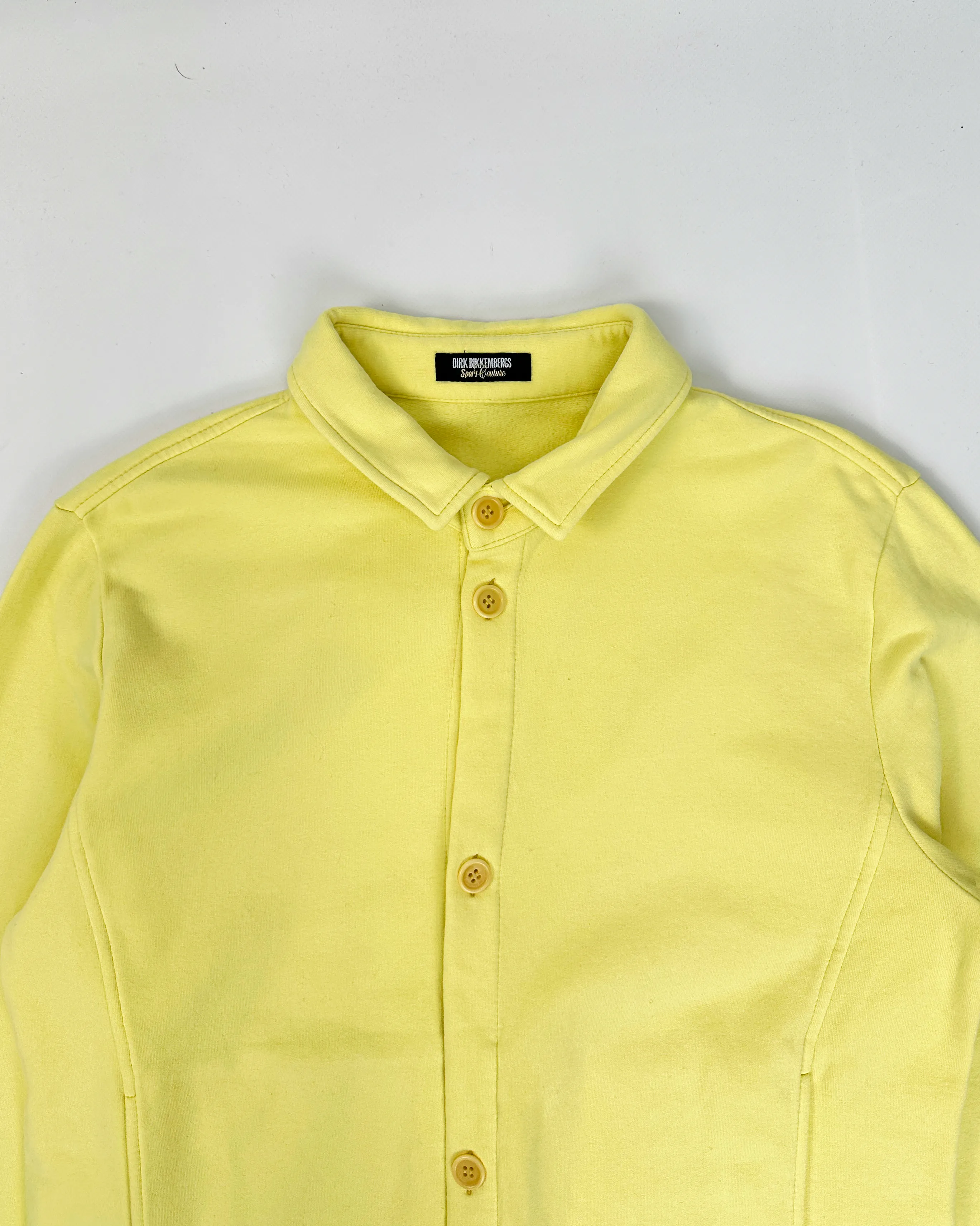 Dirk Bikkembergs Sport Yellow Cotton Jacket 2000's