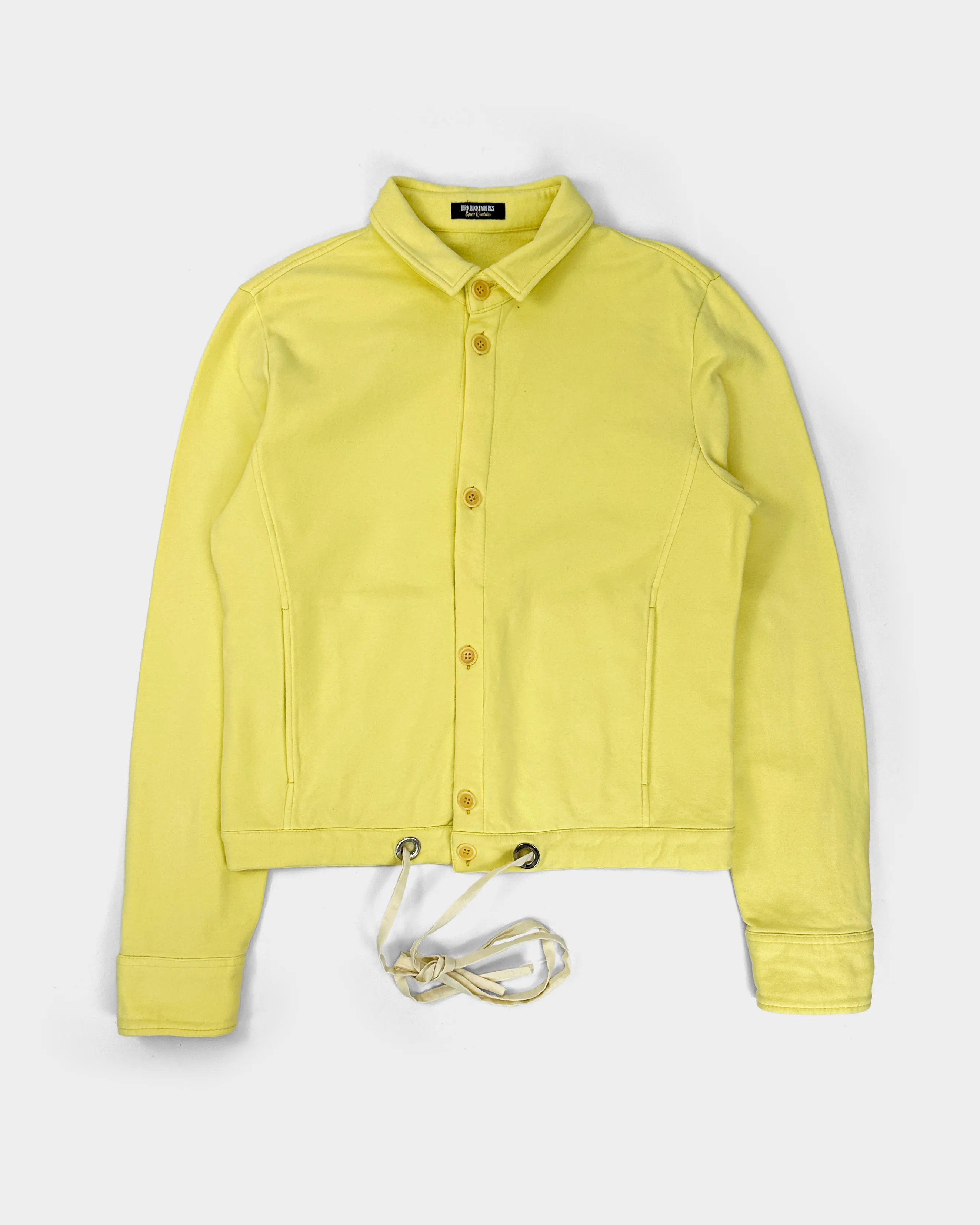 Dirk Bikkembergs Sport Yellow Cotton Jacket 2000's