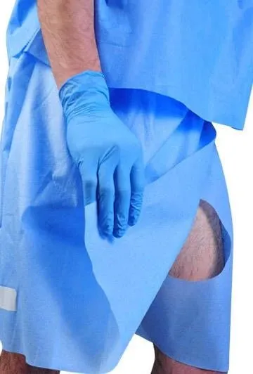 Disposable Urology Exam Shorts - 50 pack