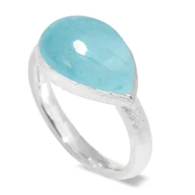 Fairy Dust Aquamarine Silver Ring