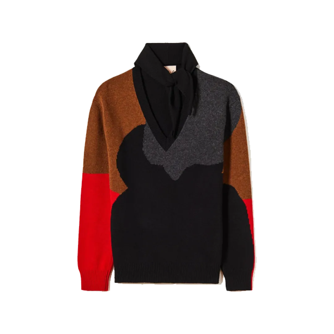 Filippo Wave Wool Sweater