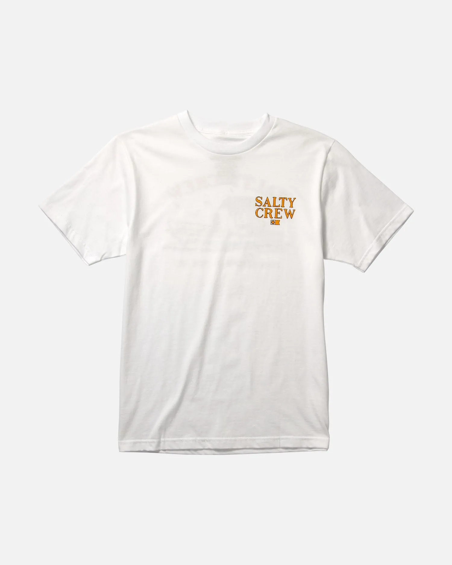 Fish On Boys White S/S Tee