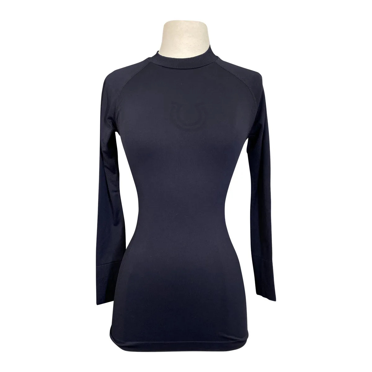 FitEq Long Sleeve Seamless Schooling Top in Midnight - Medium