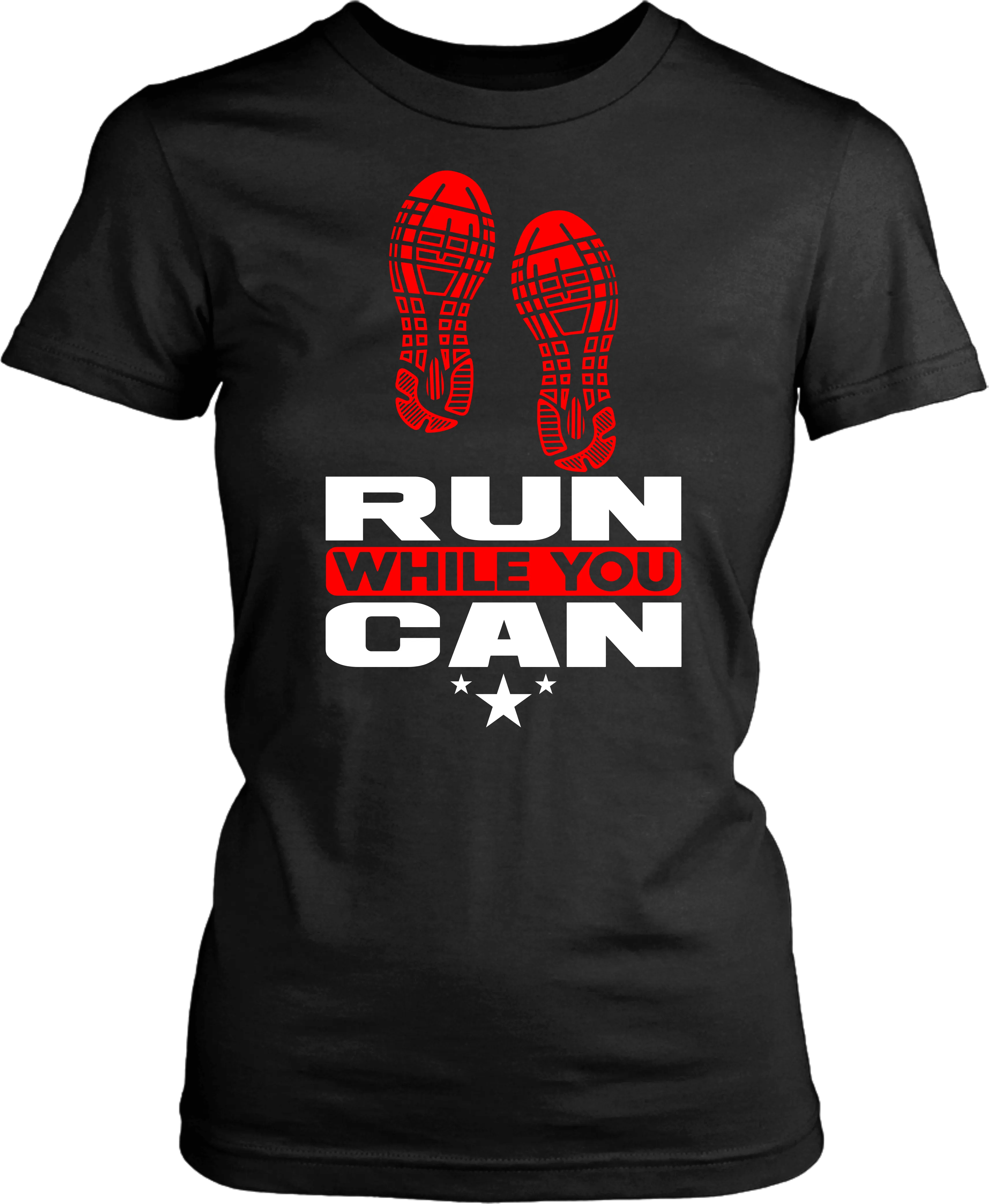 Fitness Couture - Run While You Can General Workout Tee