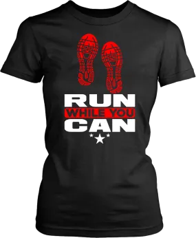 Fitness Couture - Run While You Can General Workout Tee